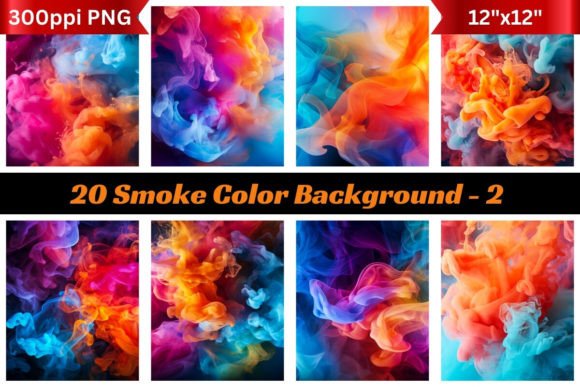 20 Smoke Color Backgrounds 2: Elevate Your Digital Designs
