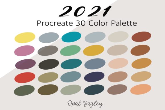 2021 Procreate Trendy Color Palette: Your Key to Modern Design