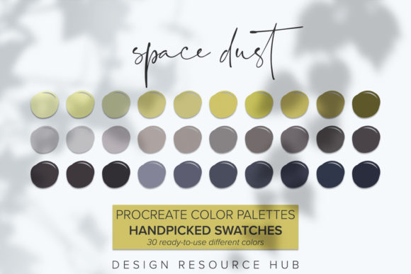 Explore the Depths with Procreate Color Palette: Space Dust