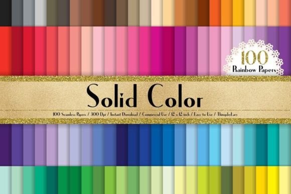 Seamless Solid Color Digital Papers: A Designer's Secret Weapon