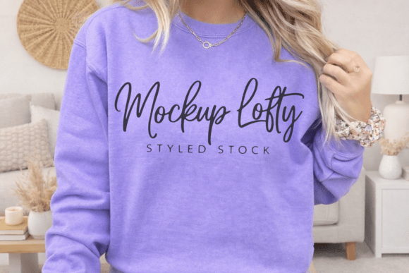 Violet Comfort Color 1566 Mockup: Elevate Your Apparel Designs