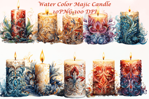 Water Color Magic Candle: A Creative Font for Modern Projects