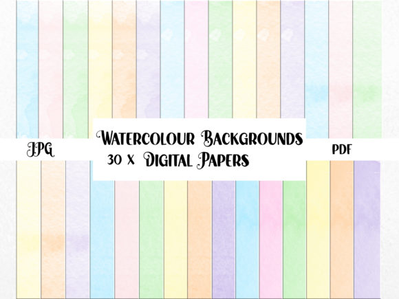 Watercolour Background Texture Papers: A Versatile Design Asset